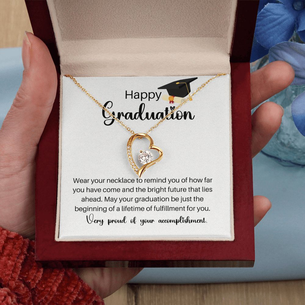 Very Proud Of Your Accomplishment - Forever Love Necklace