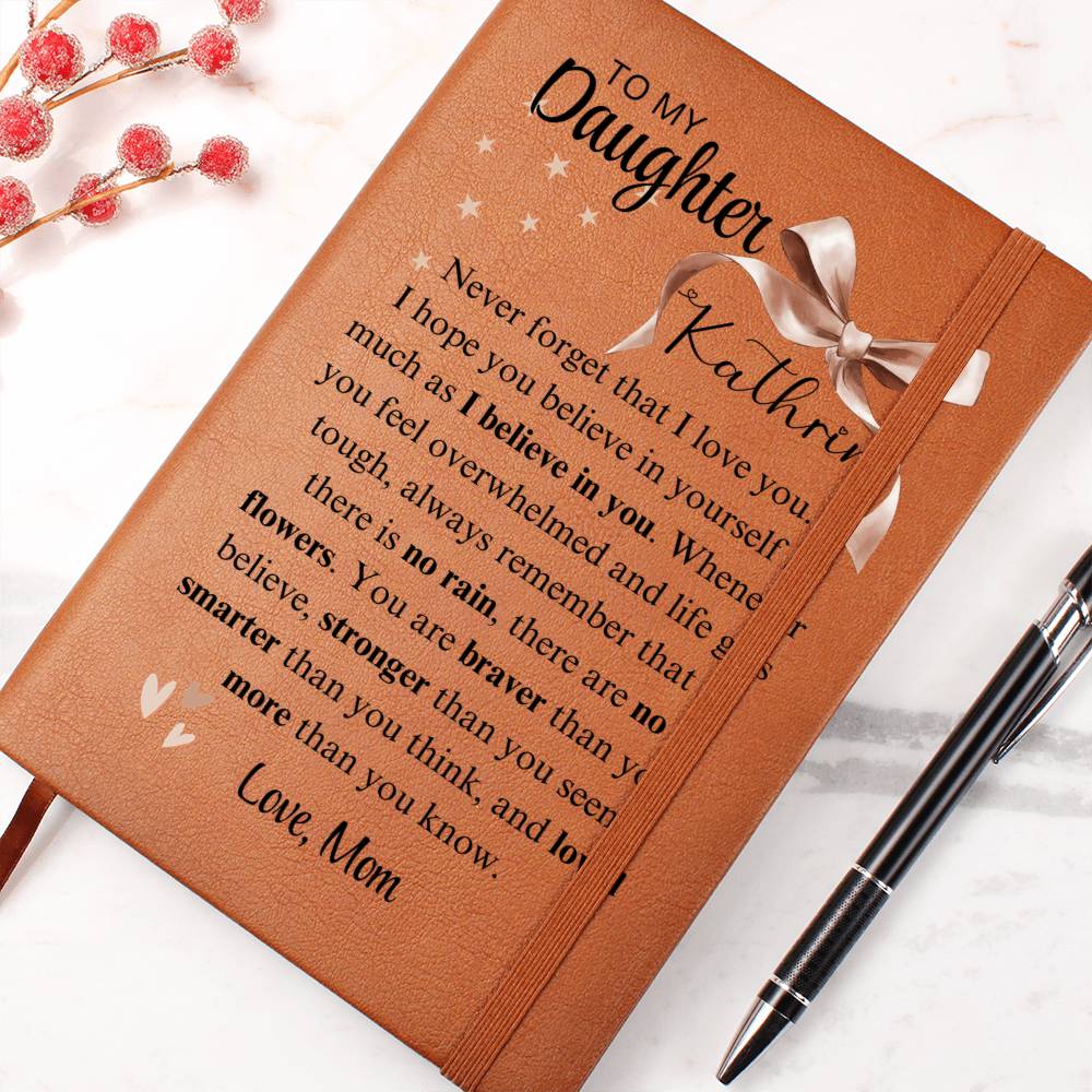 To My Daughter Personalized Gift From Mom - Graphic Journal  3