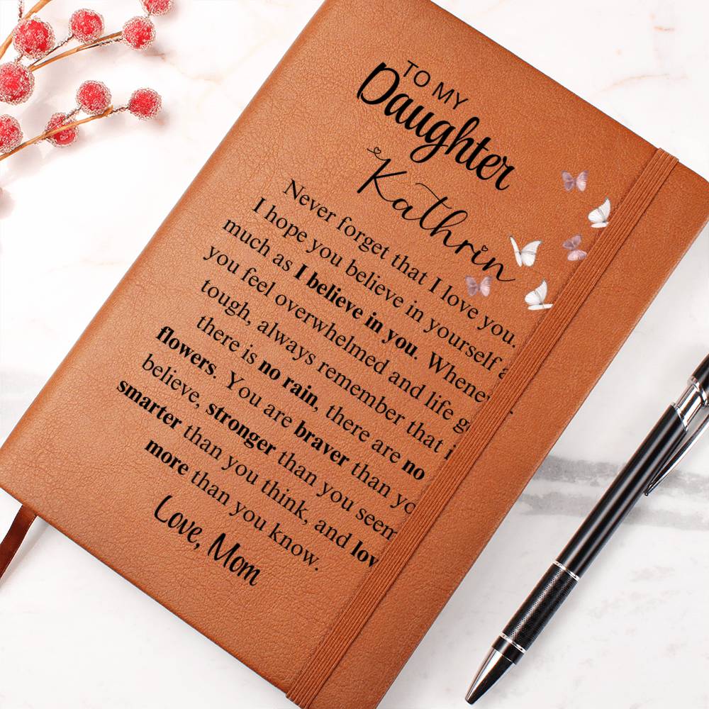 To My Daughter Personalized Gift From Mom - Graphic Journal 4