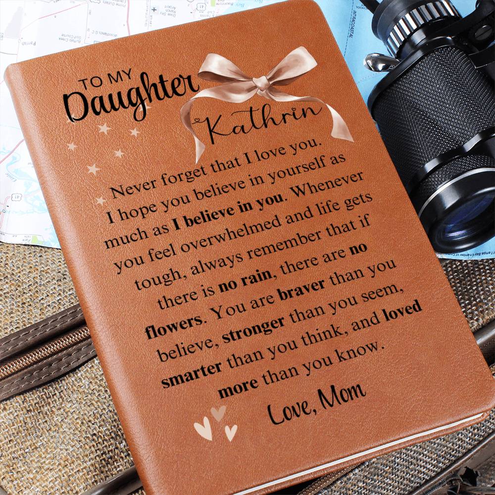 To My Daughter Personalized Gift From Mom - Graphic Journal  3