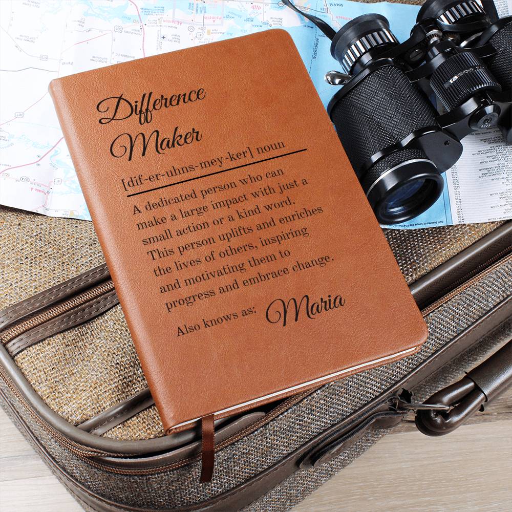 Difference Maker Definition With Personalized Name Journal 6