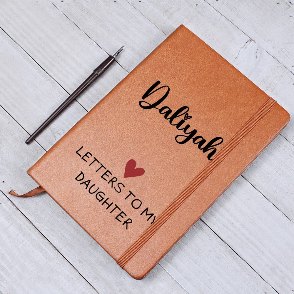 Personalized Journal Notebook Letters To Daughter - Graphic Journal