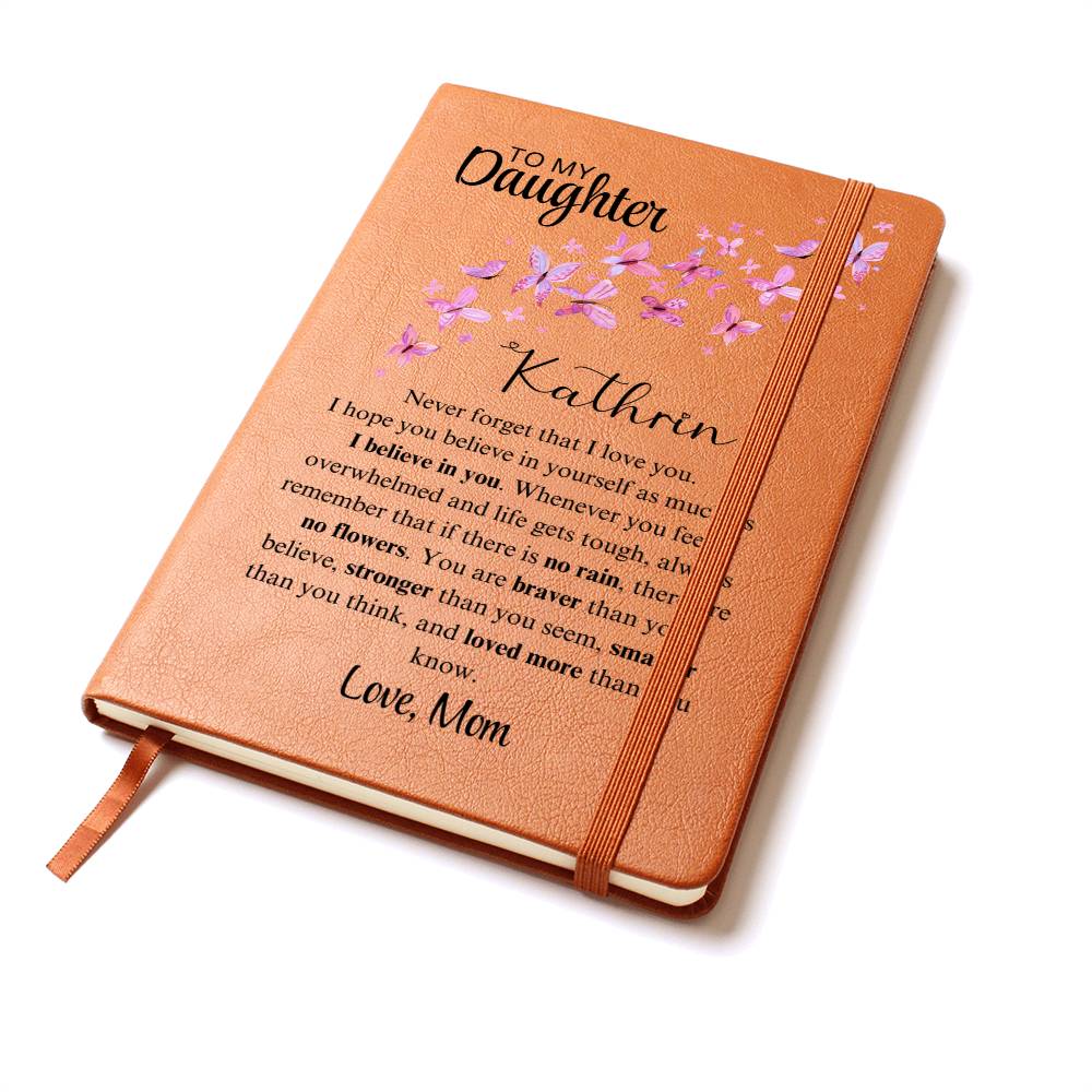 To My Daughter Personalized Gift From Mom - Graphic Journal  5