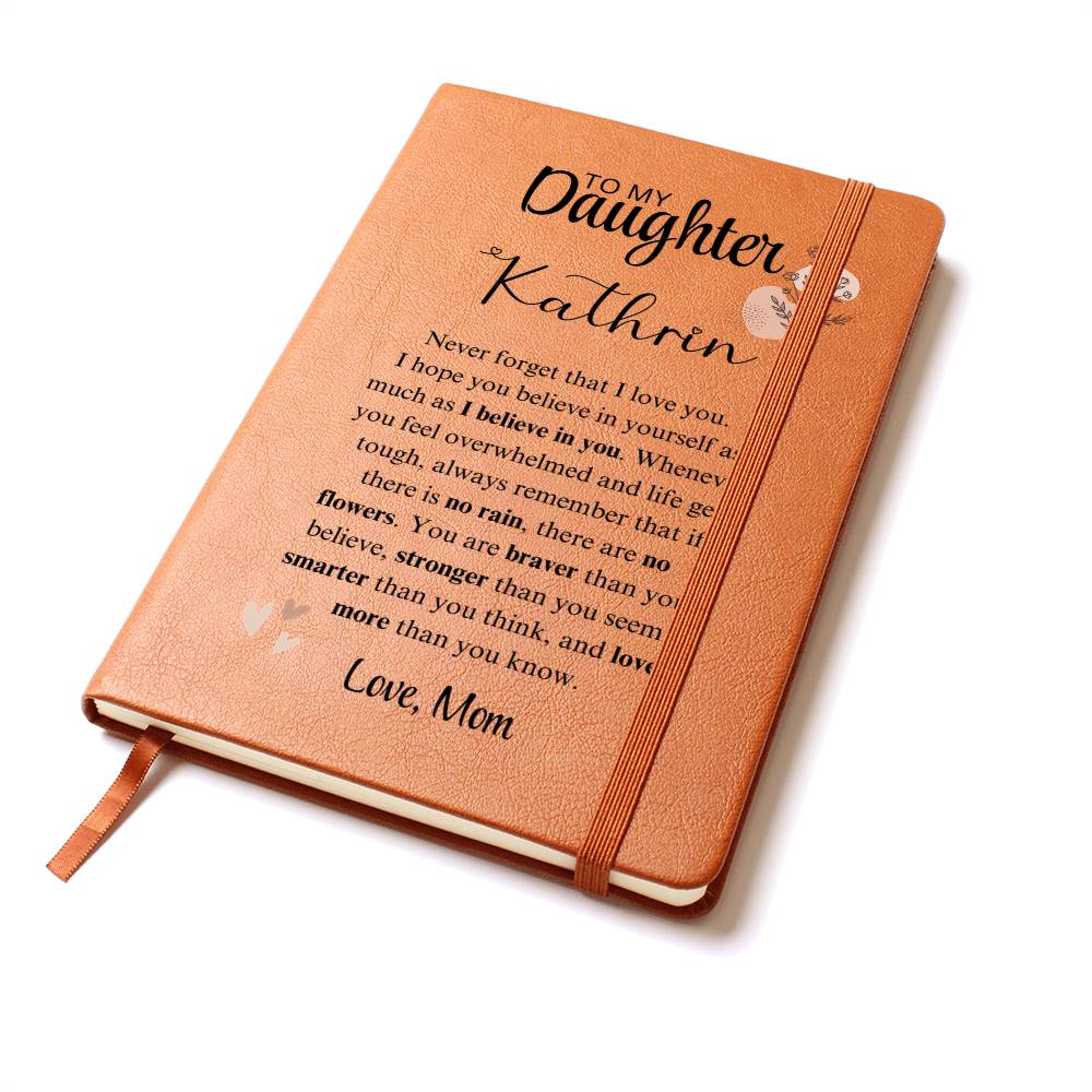 To My Daughter Personalized Gift From Mom - Graphic Journal 1