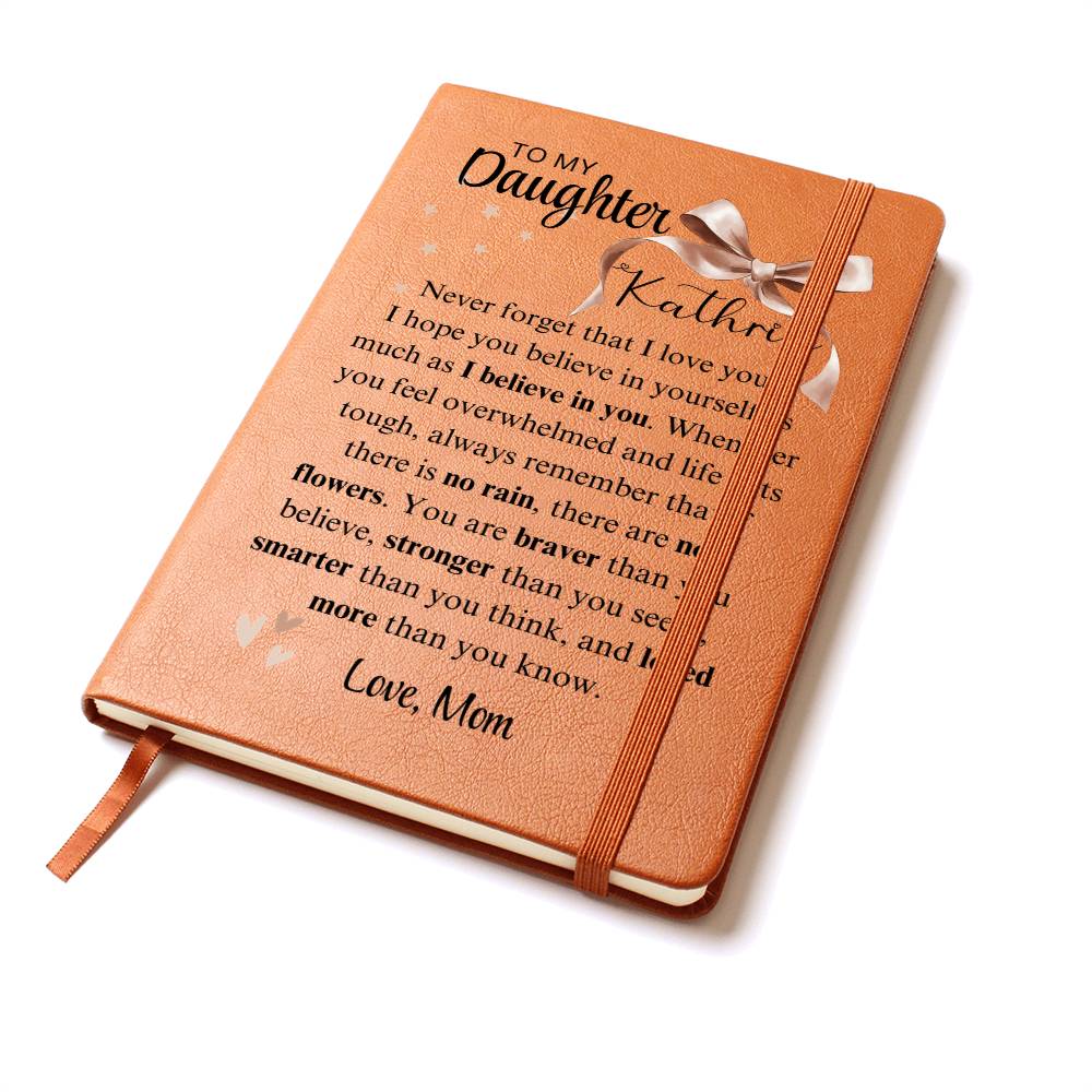 To My Daughter Personalized Gift From Mom - Graphic Journal  3