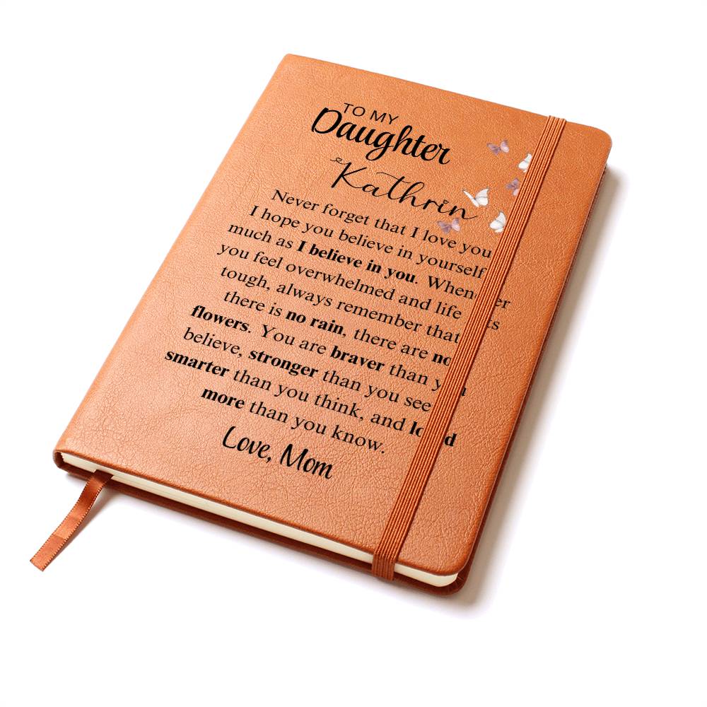 To My Daughter Personalized Gift From Mom - Graphic Journal 4