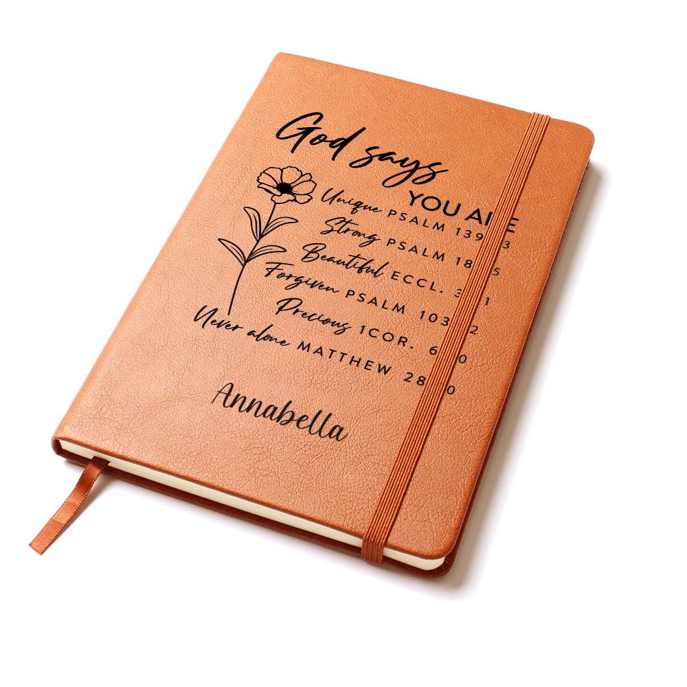 Personalized Christian Prayer  Graphic Journal 1