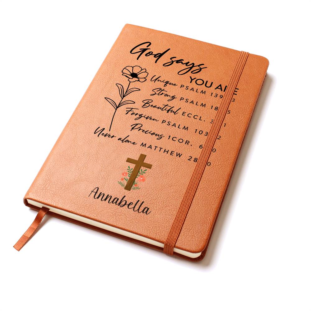 Personalized Christian Prayer  Graphic Journal 3