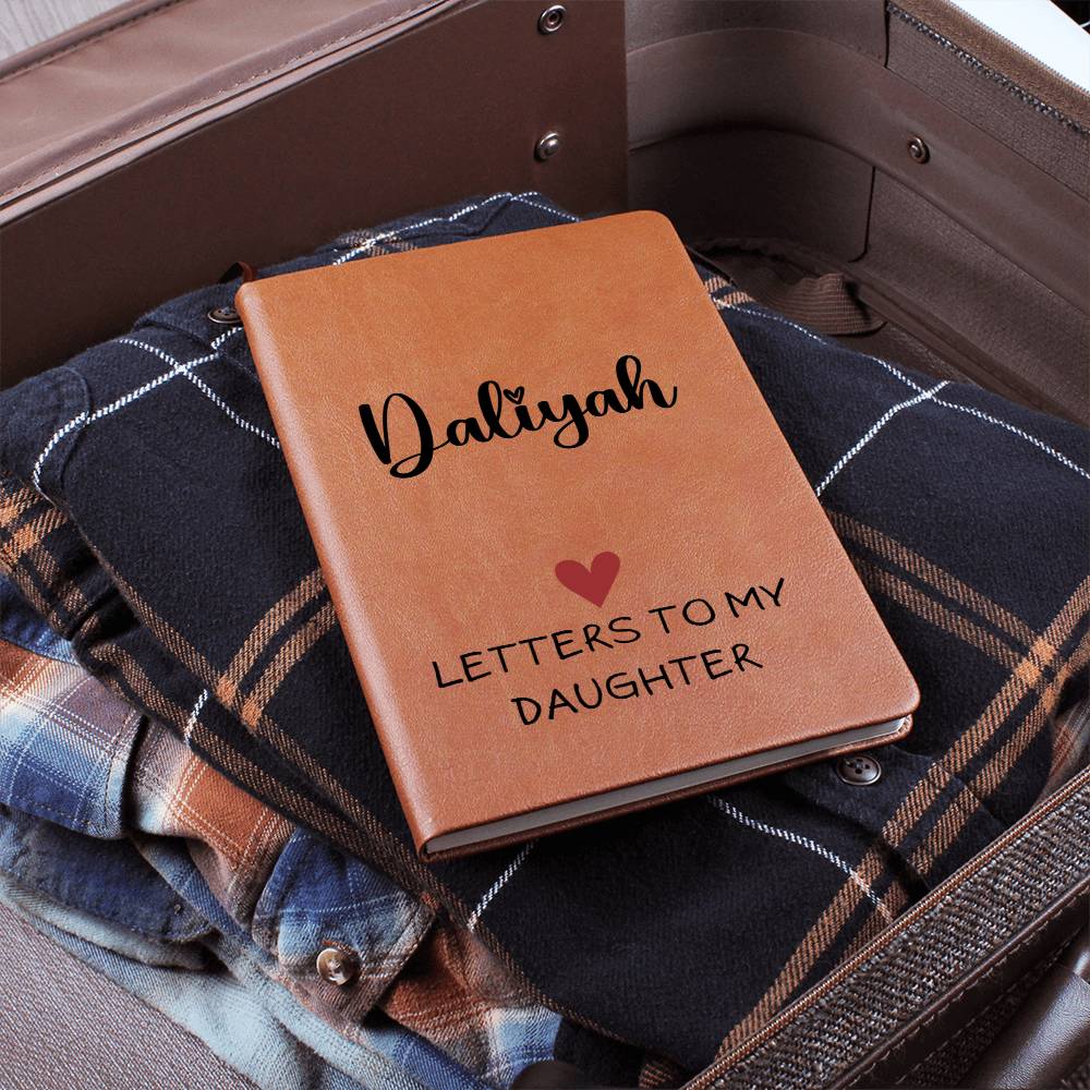 Personalized Journal Notebook Letters To Daughter - Graphic Journal