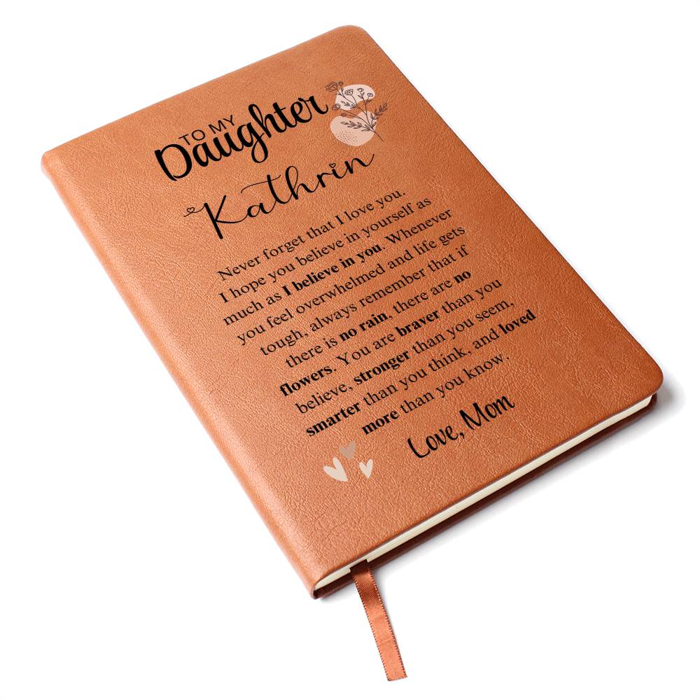 To My Daughter Personalized Gift From Mom - Graphic Journal 1