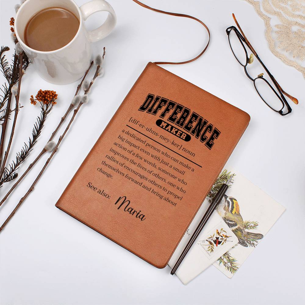 Difference Maker Definition With Personalized Name Journal 2