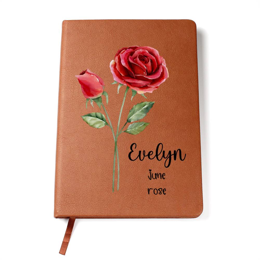 June Birth Flower Journal