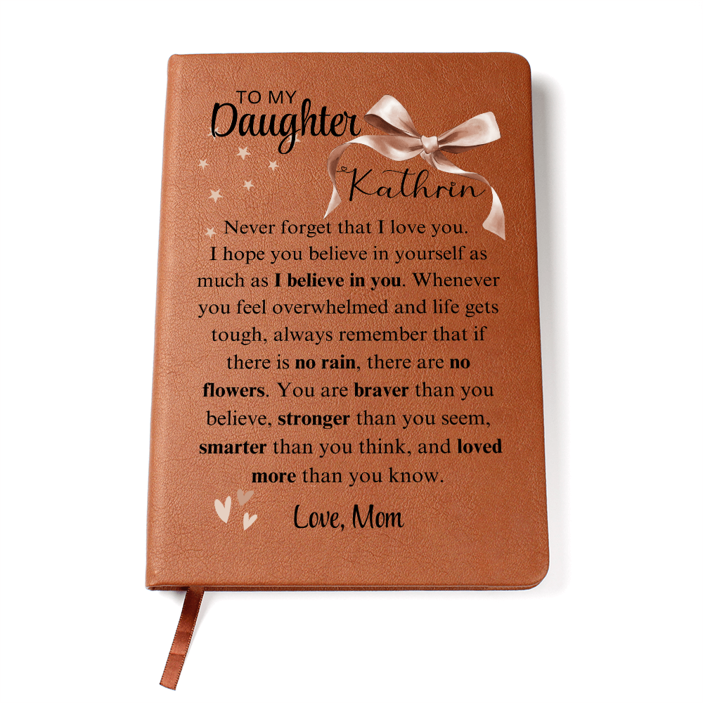 To My Daughter Personalized Gift From Mom - Graphic Journal  3
