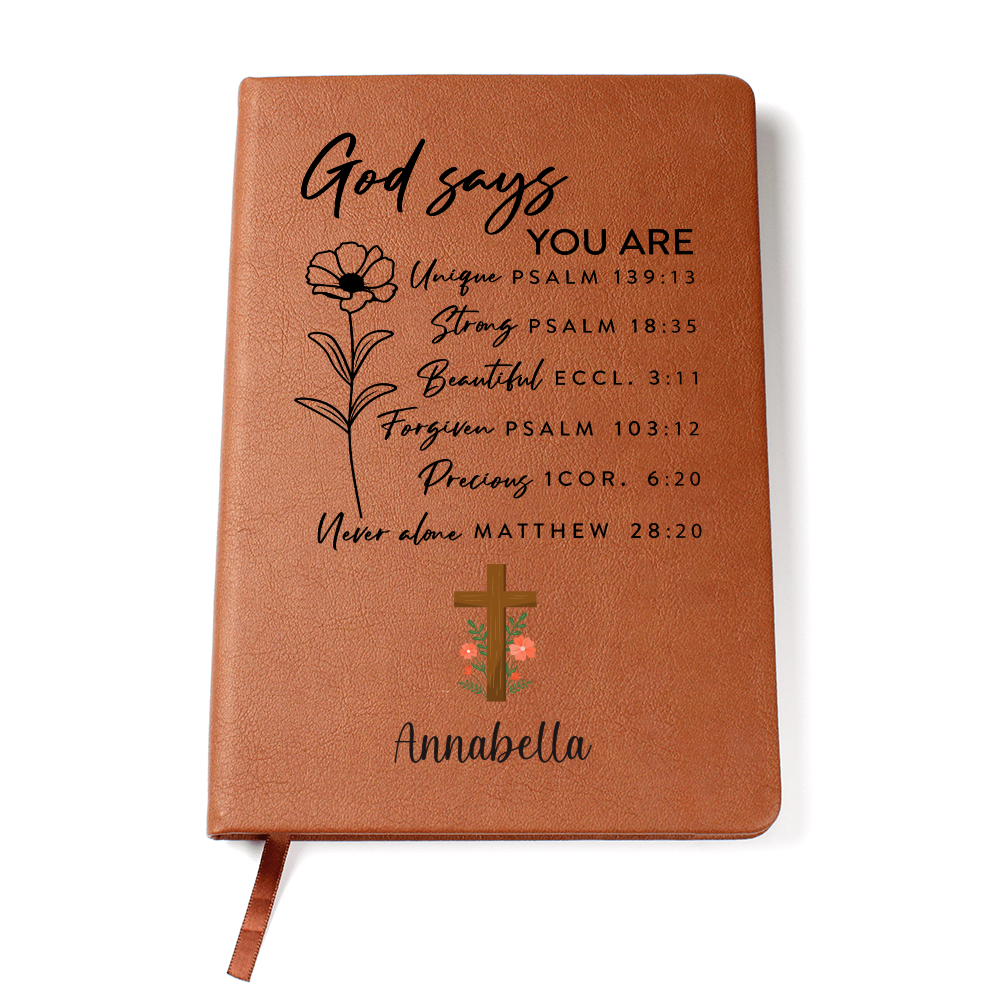 Personalized Christian Prayer  Graphic Journal 3
