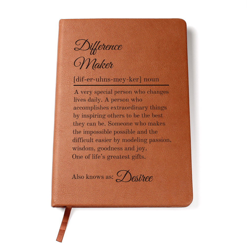 Custom Desiree Differencemaker Journal