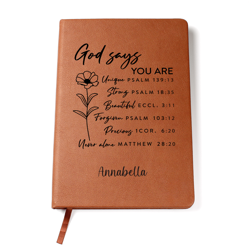 Personalized Christian Prayer  Graphic Journal 1