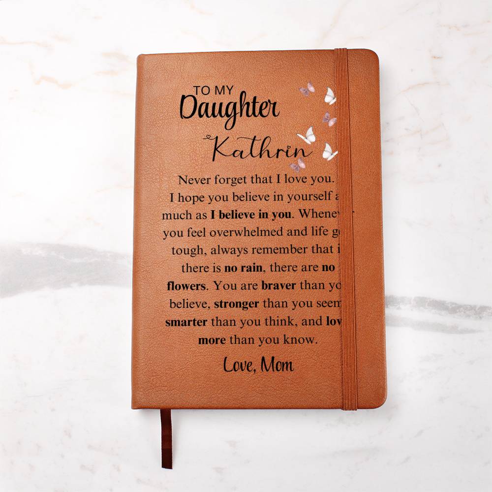 To My Daughter Personalized Gift From Mom - Graphic Journal 4
