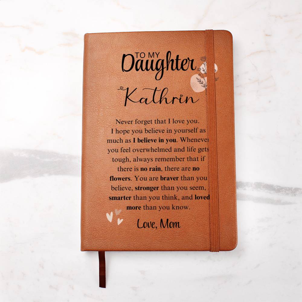 To My Daughter Personalized Gift From Mom - Graphic Journal 1