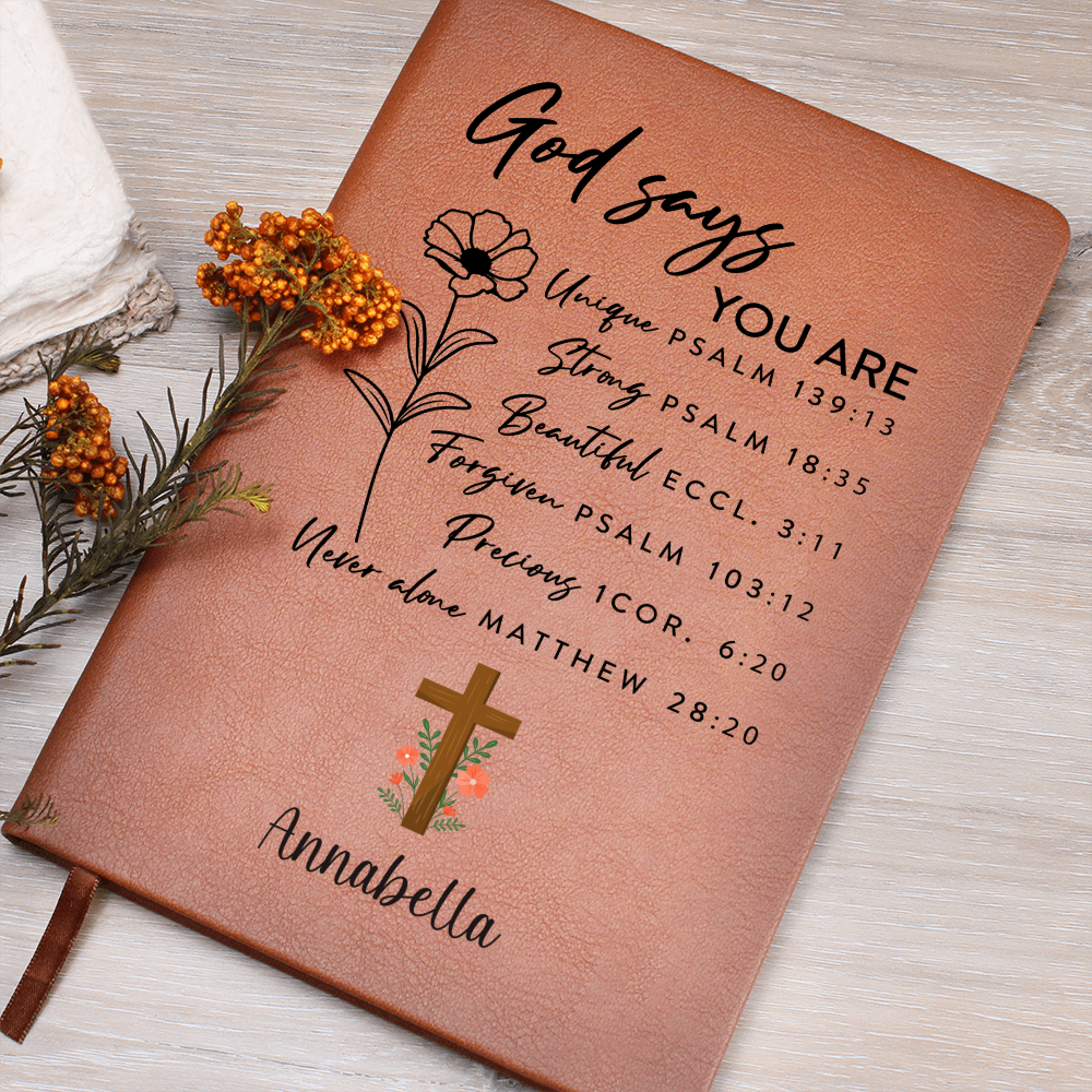 Personalized Christian Prayer  Graphic Journal 3