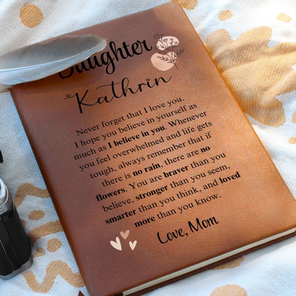To My Daughter Personalized Gift From Mom - Graphic Journal 1