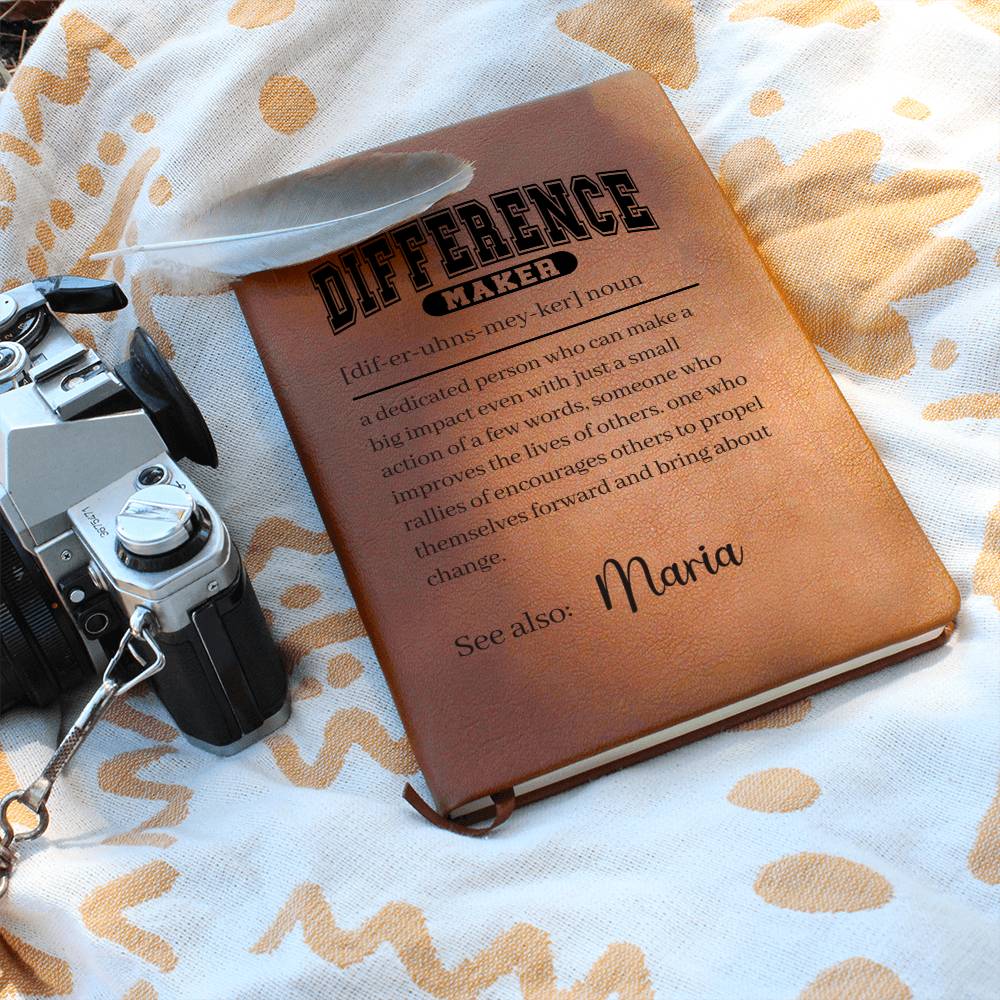 Difference Maker Definition With Personalized Name Journal 2
