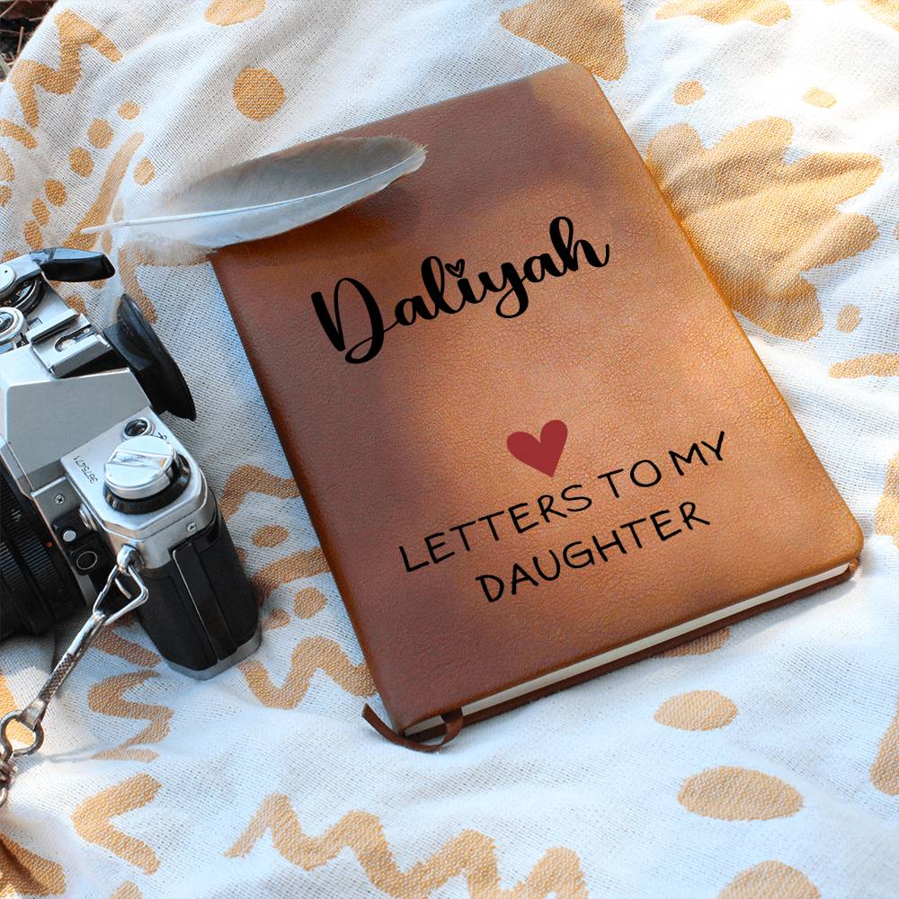 Personalized Journal Notebook Letters To Daughter - Graphic Journal