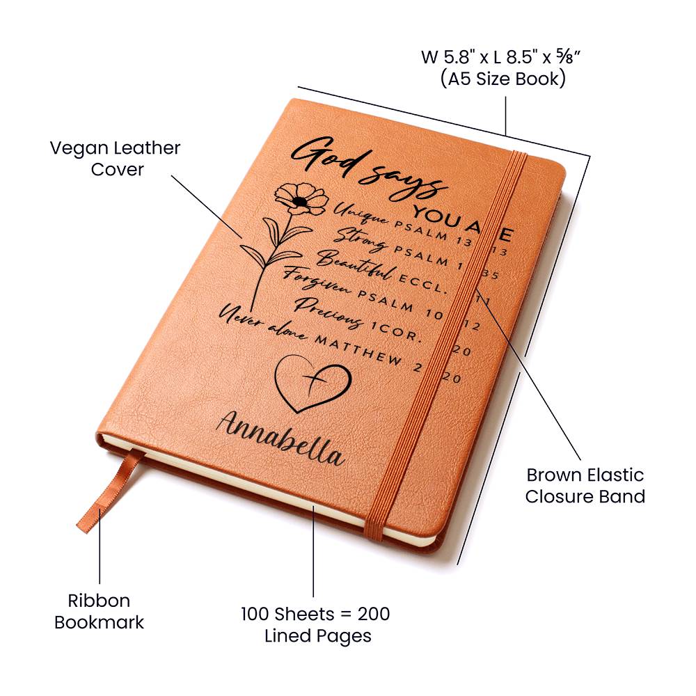 Personalized Christian Prayer  Graphic Journal 2