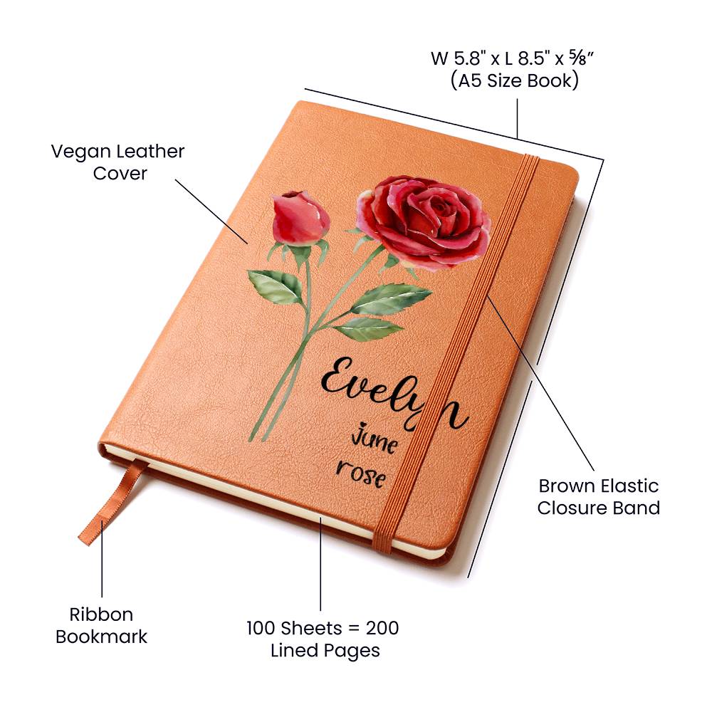 June Birth Flower Journal