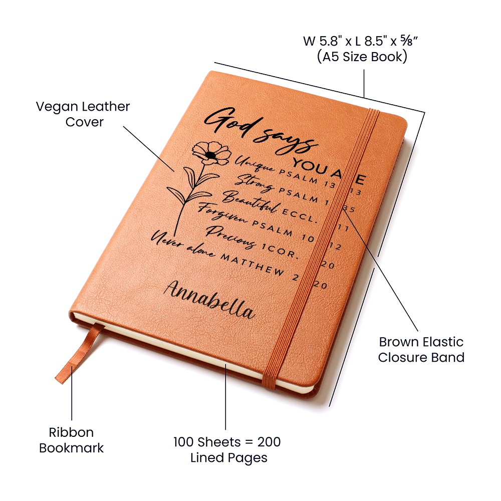 Personalized Christian Prayer  Graphic Journal 1
