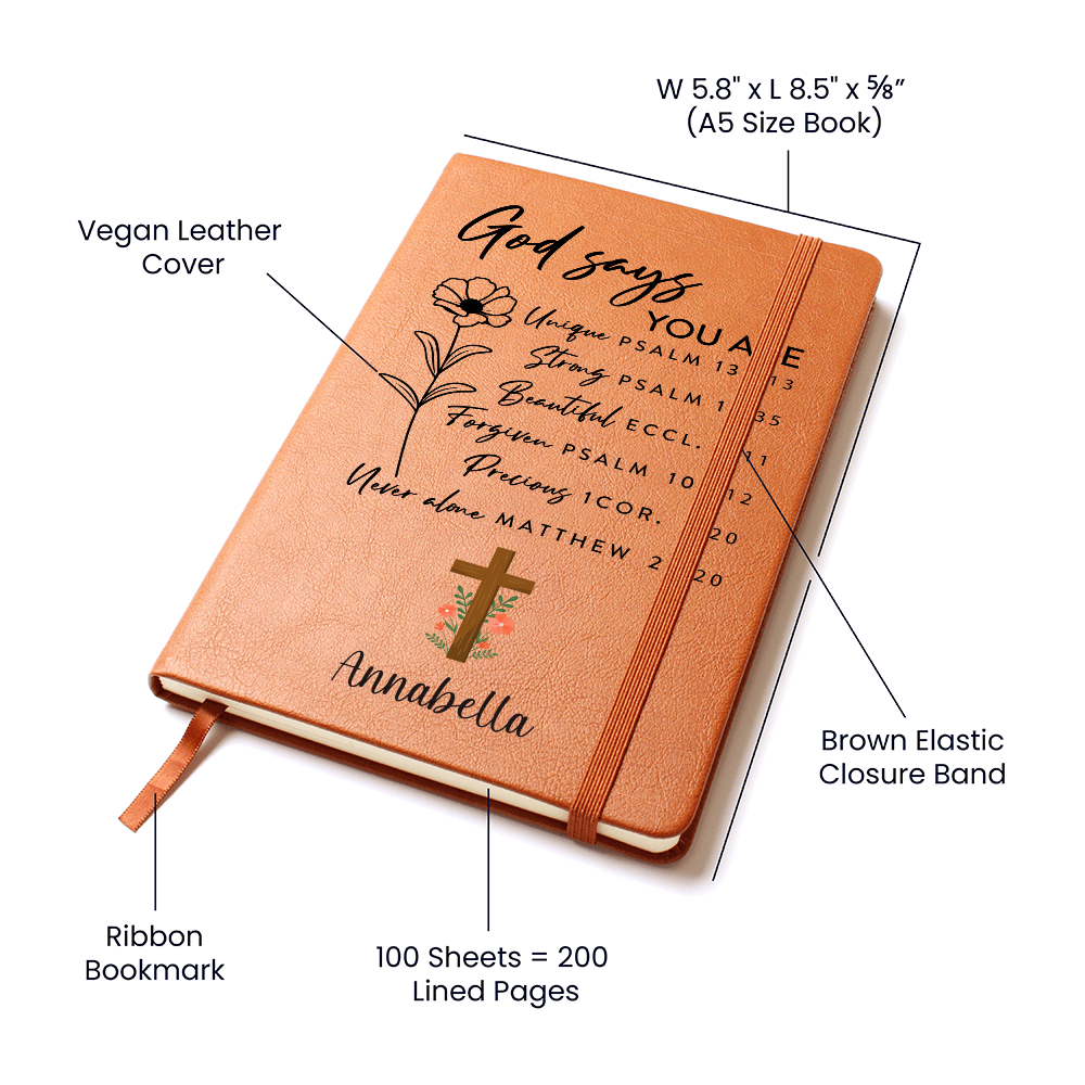 Personalized Christian Prayer  Graphic Journal 3