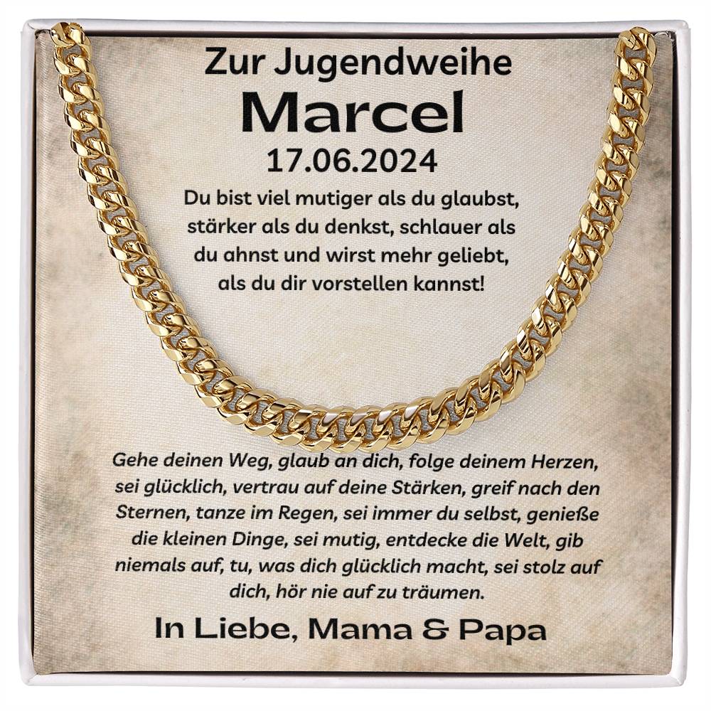 Folge Deinem Herzen | Cuban Link Chain