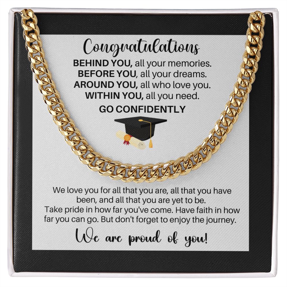 We Are Proud Of You - Cuban Chain Necklace