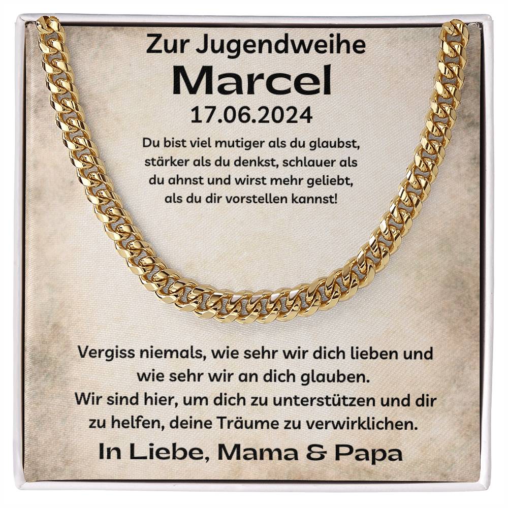 Du Bist Viel Mutiger Als Du Glaubst | Cuban Link Chain