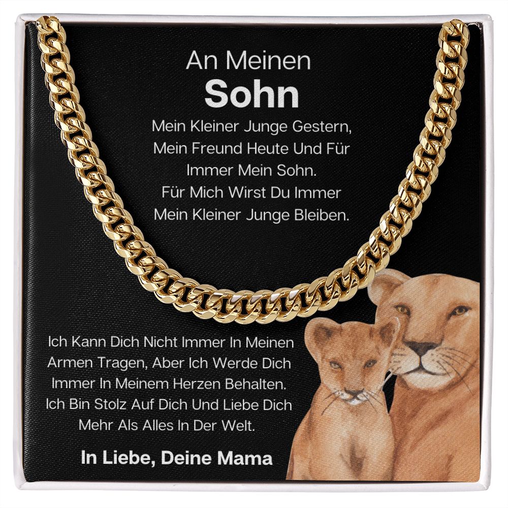 An Meinen Sohn - Cuban Chain Necklace