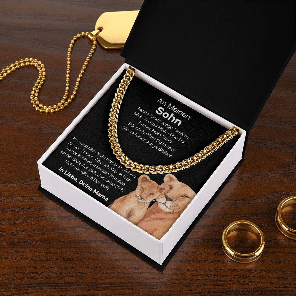 An Meinen Sohn - Cuban Chain Necklace