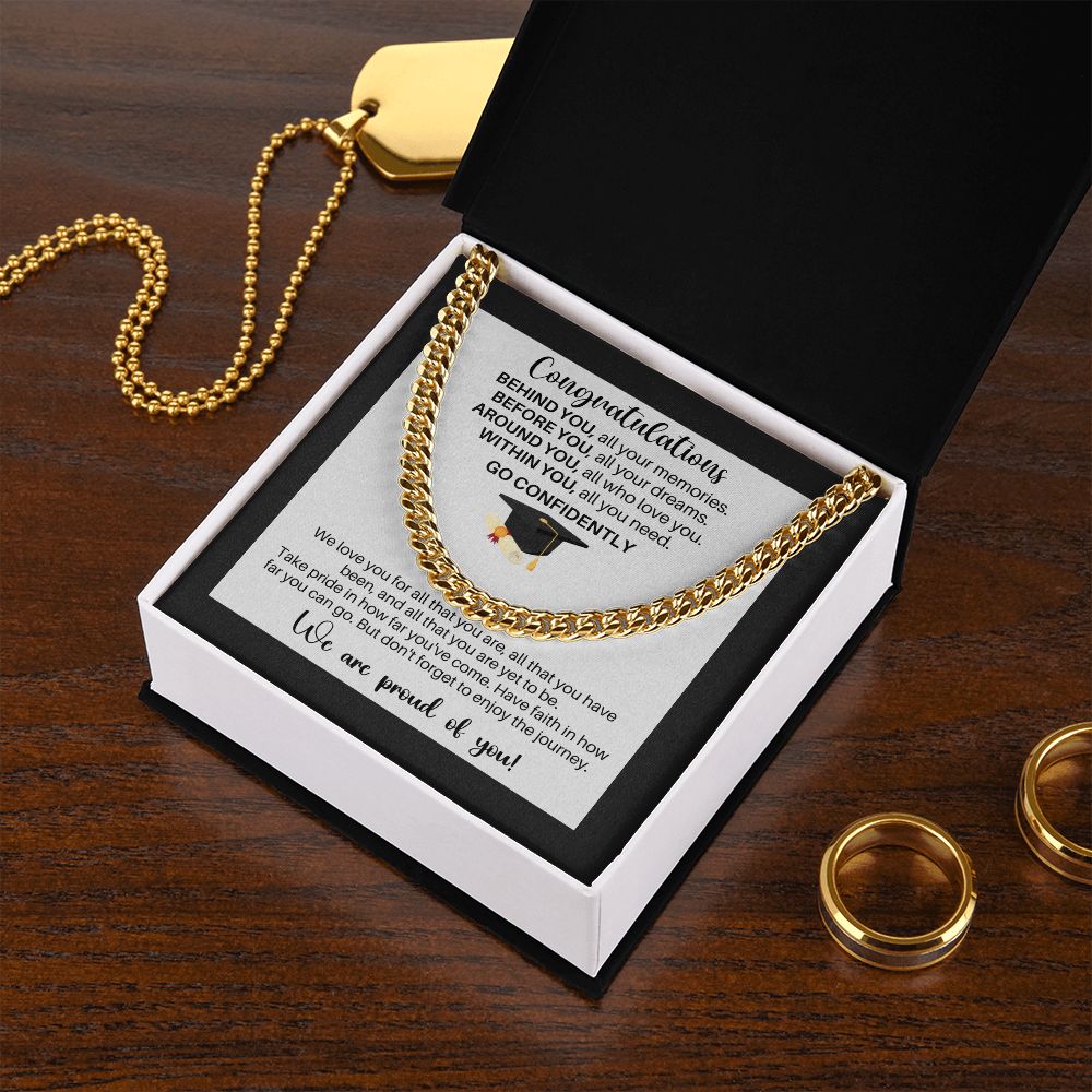 We Are Proud Of You - Cuban Chain Necklace