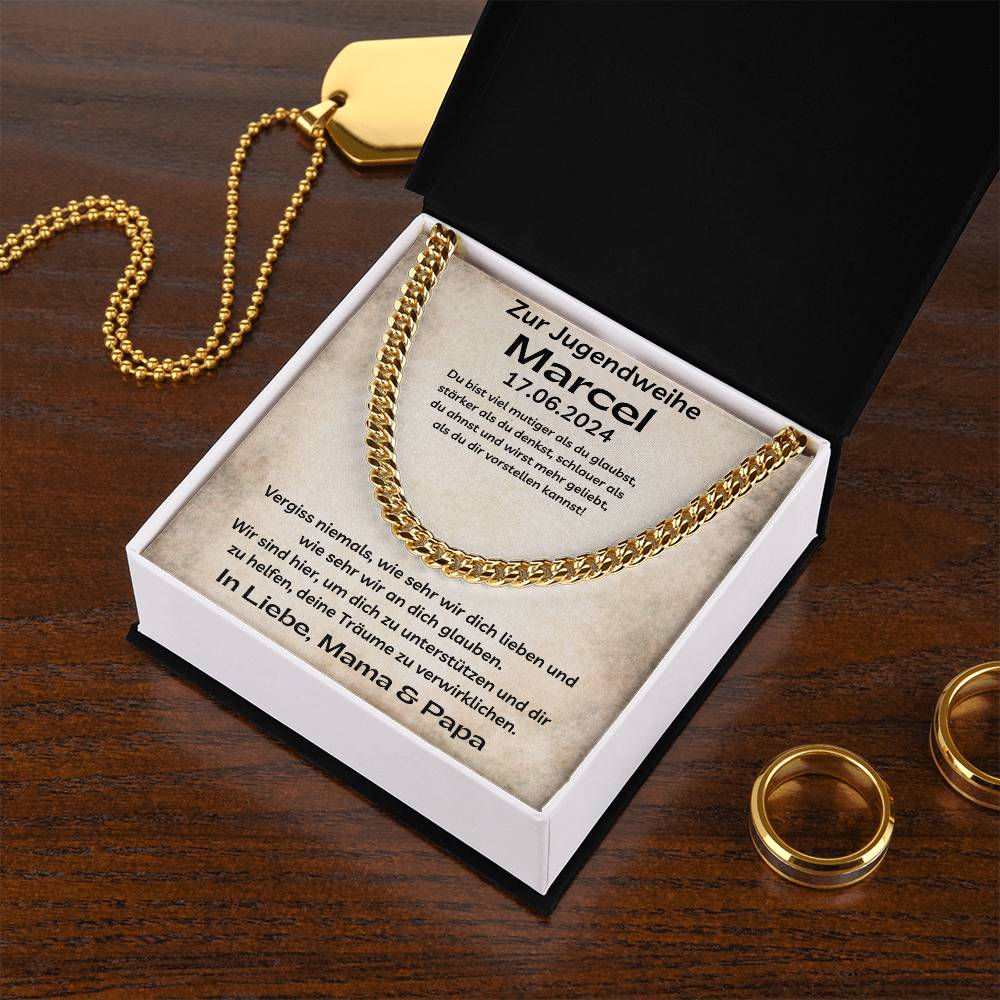 Du Bist Viel Mutiger Als Du Glaubst | Cuban Link Chain