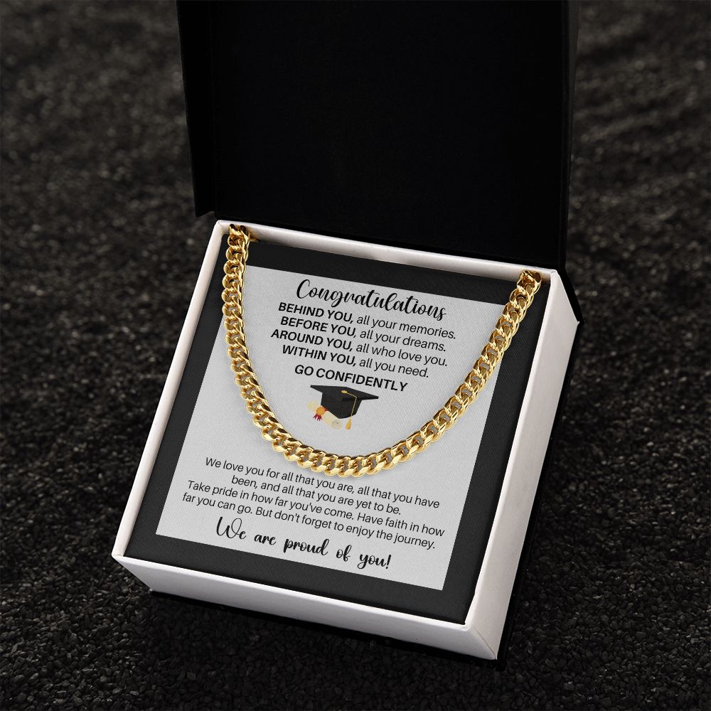 We Are Proud Of You - Cuban Chain Necklace
