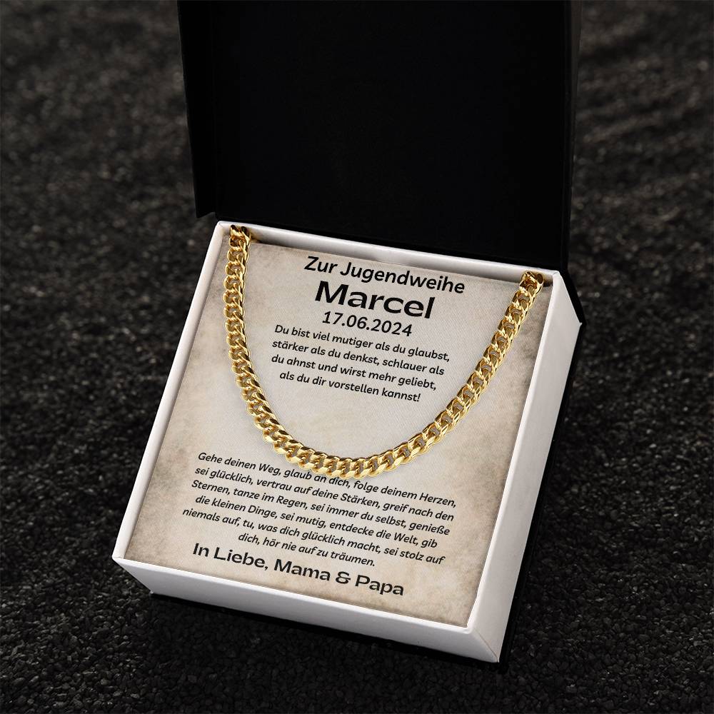 Folge Deinem Herzen | Cuban Link Chain