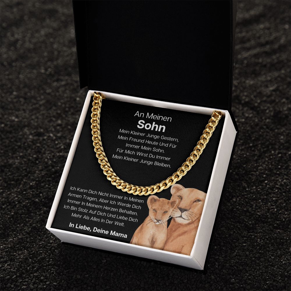 An Meinen Sohn - Cuban Chain Necklace