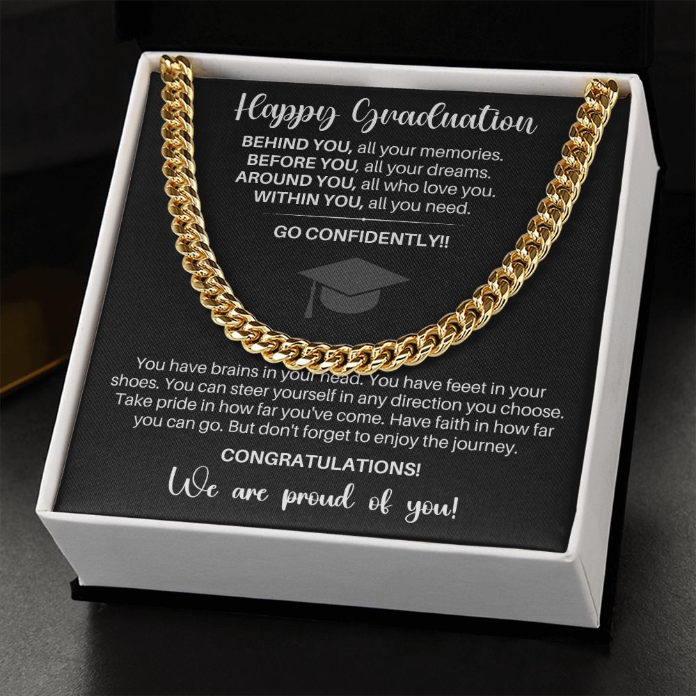 Have Faith In How Far You Can Go - Cuban Chain Necklace