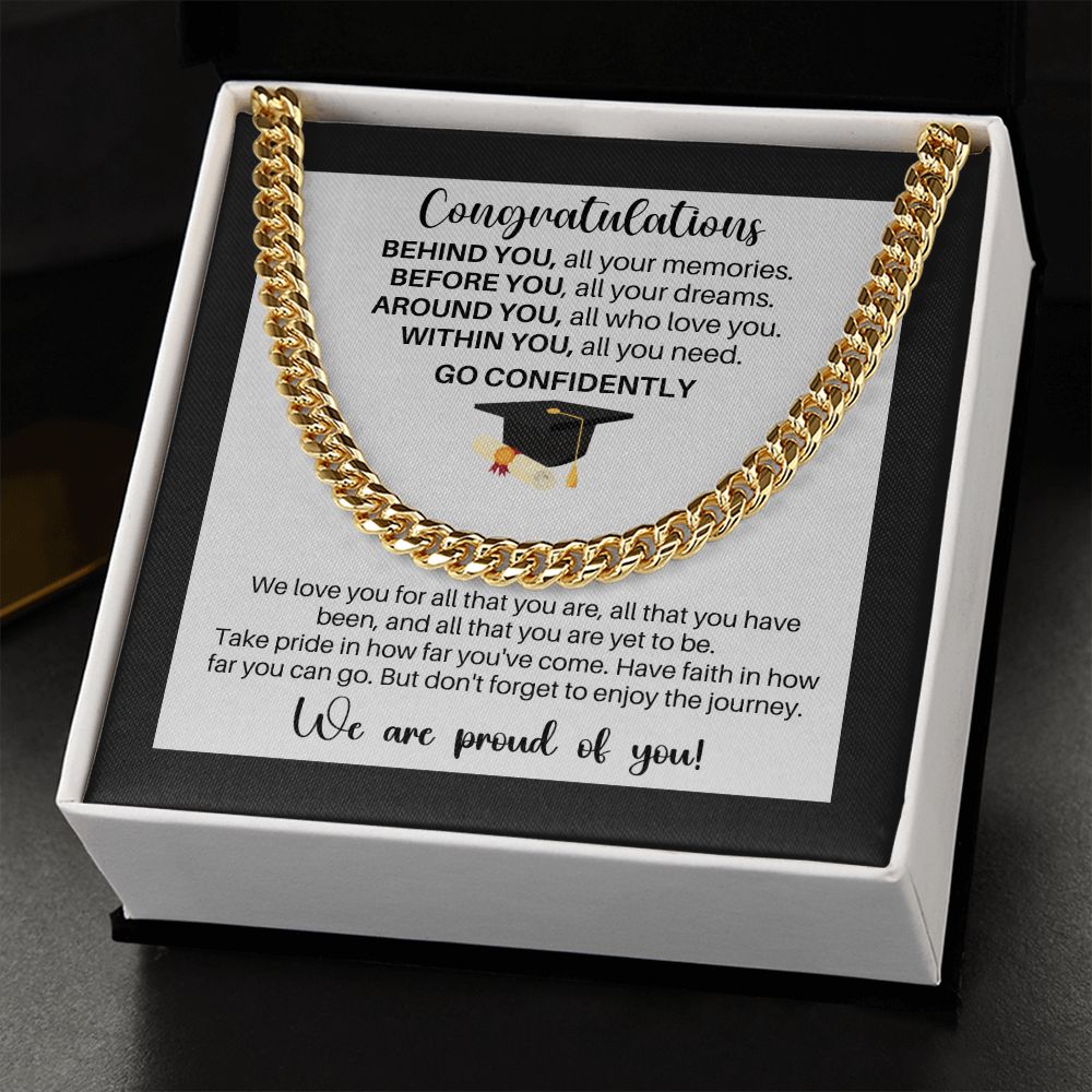We Are Proud Of You - Cuban Chain Necklace