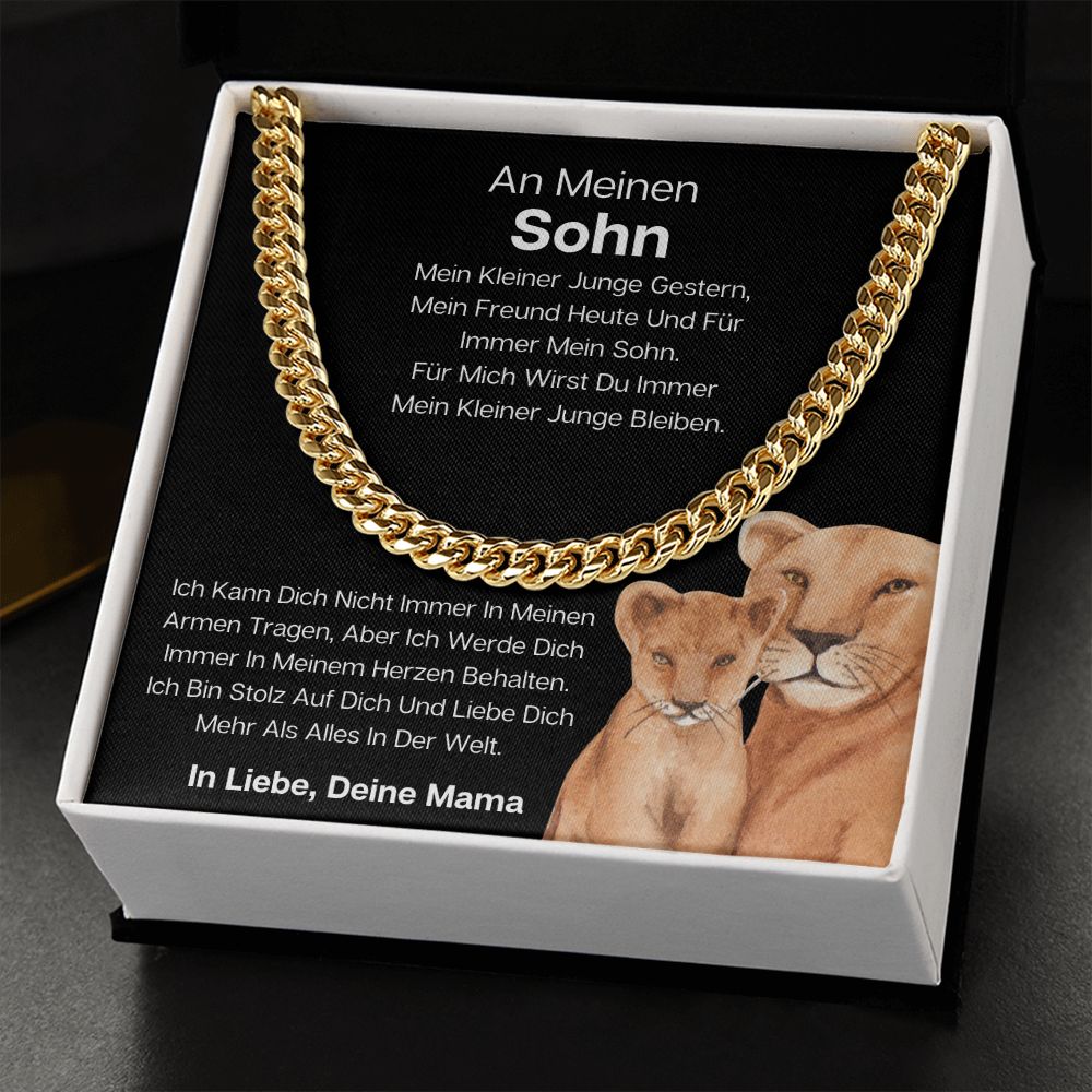 An Meinen Sohn - Cuban Chain Necklace