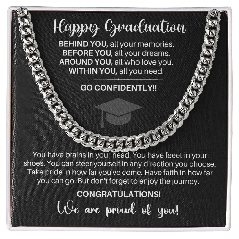 Have Faith In How Far You Can Go - Cuban Chain Necklace