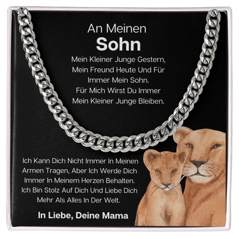 An Meinen Sohn - Cuban Chain Necklace