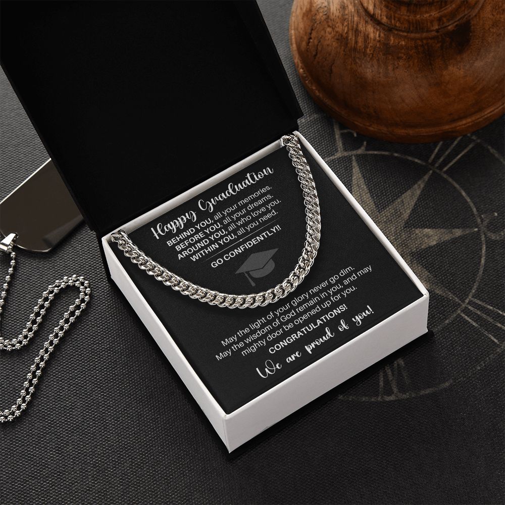 Happy Graduation - Cuban Chain Necklace