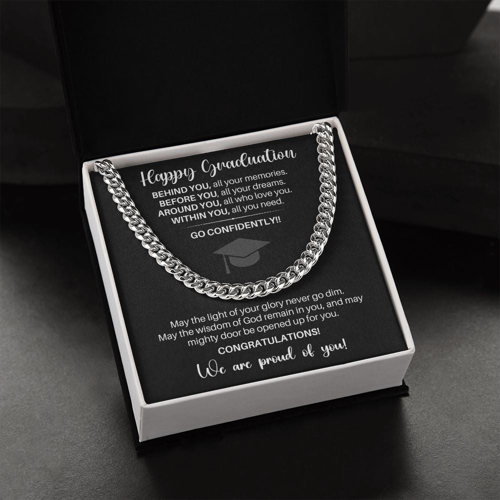 Happy Graduation - Cuban Chain Necklace