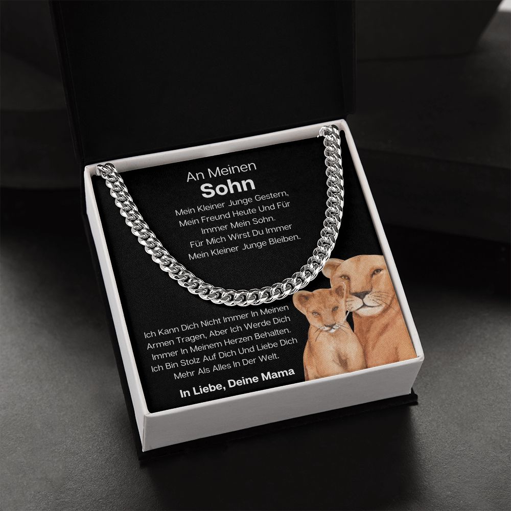 An Meinen Sohn - Cuban Chain Necklace