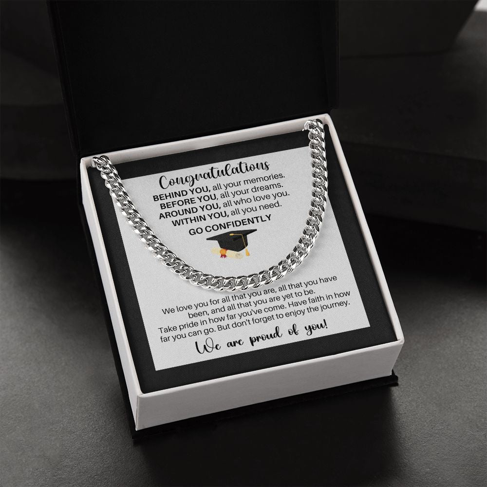 We Are Proud Of You - Cuban Chain Necklace