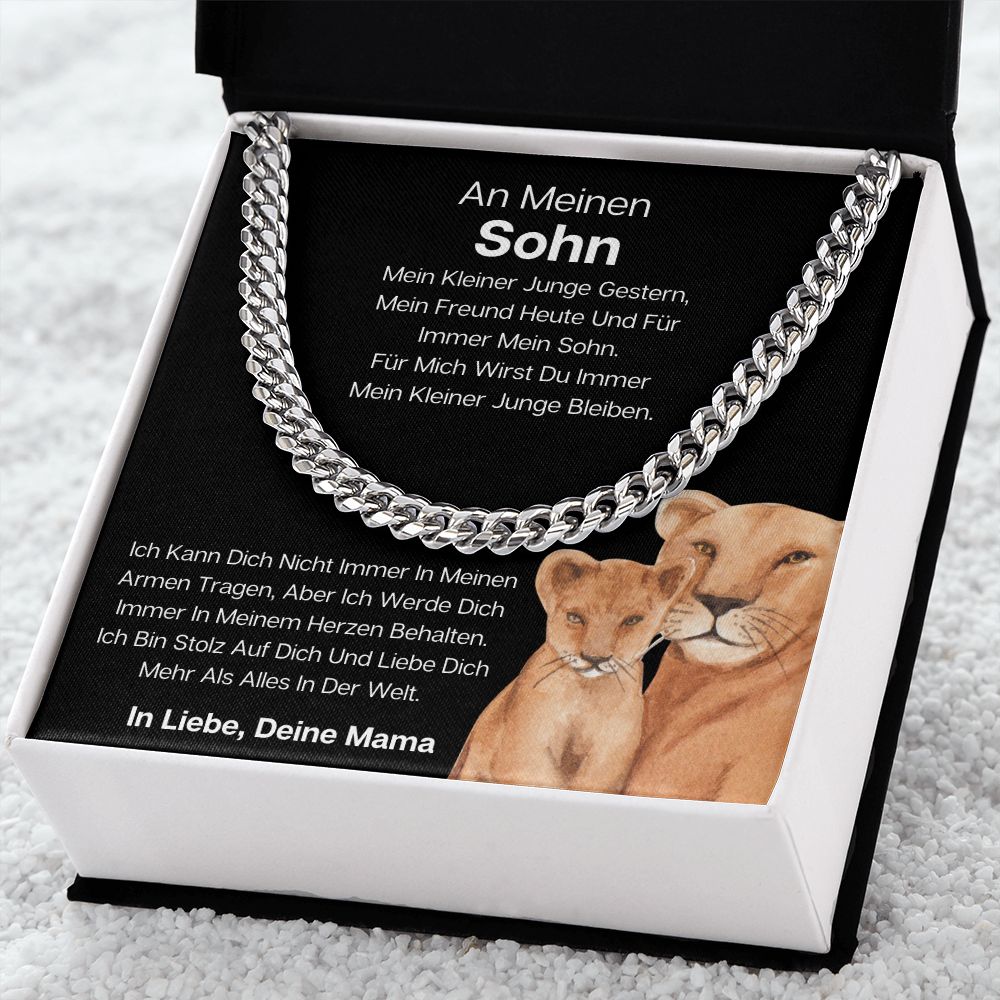 An Meinen Sohn - Cuban Chain Necklace